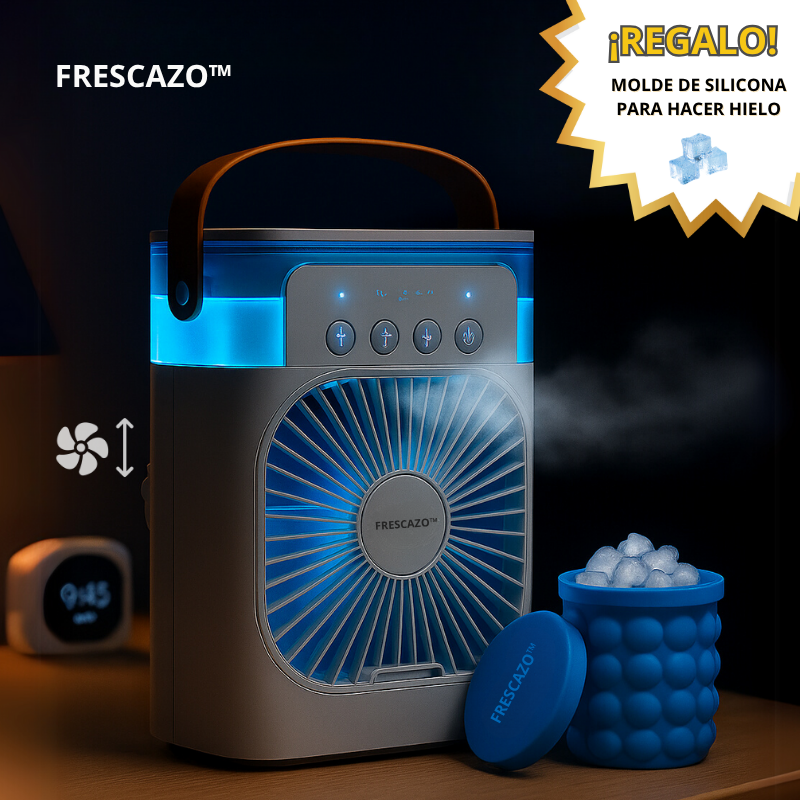 🧊 Frescazo™ – El ventilador con hielo que arrasa este verano